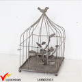 Rústico, decorativo, metal, birdcage, tealight, vela, suporte